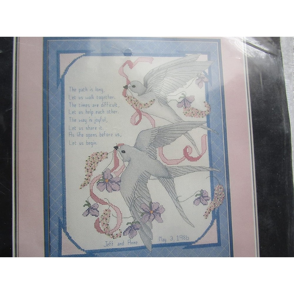 Wedding Announcement Counted Cross Stitch Kit